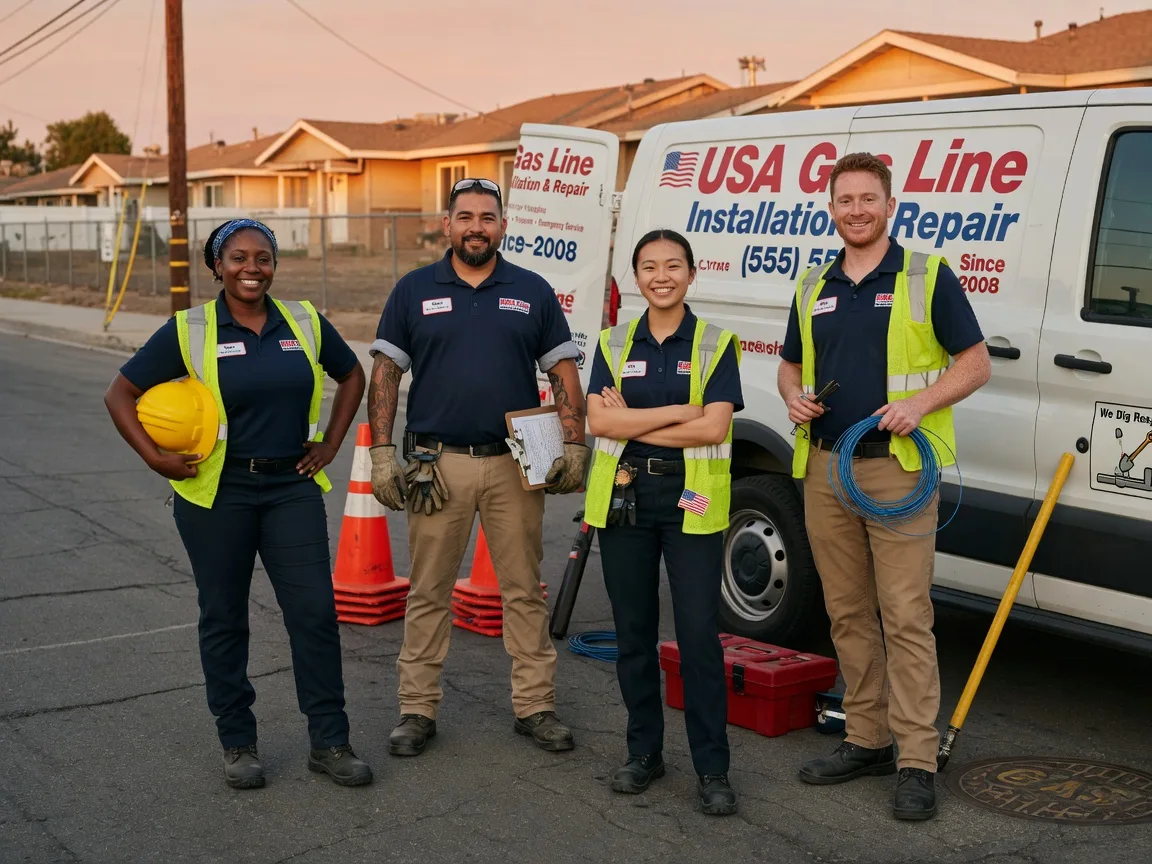 Gas Line Installation company in Springtown, PA